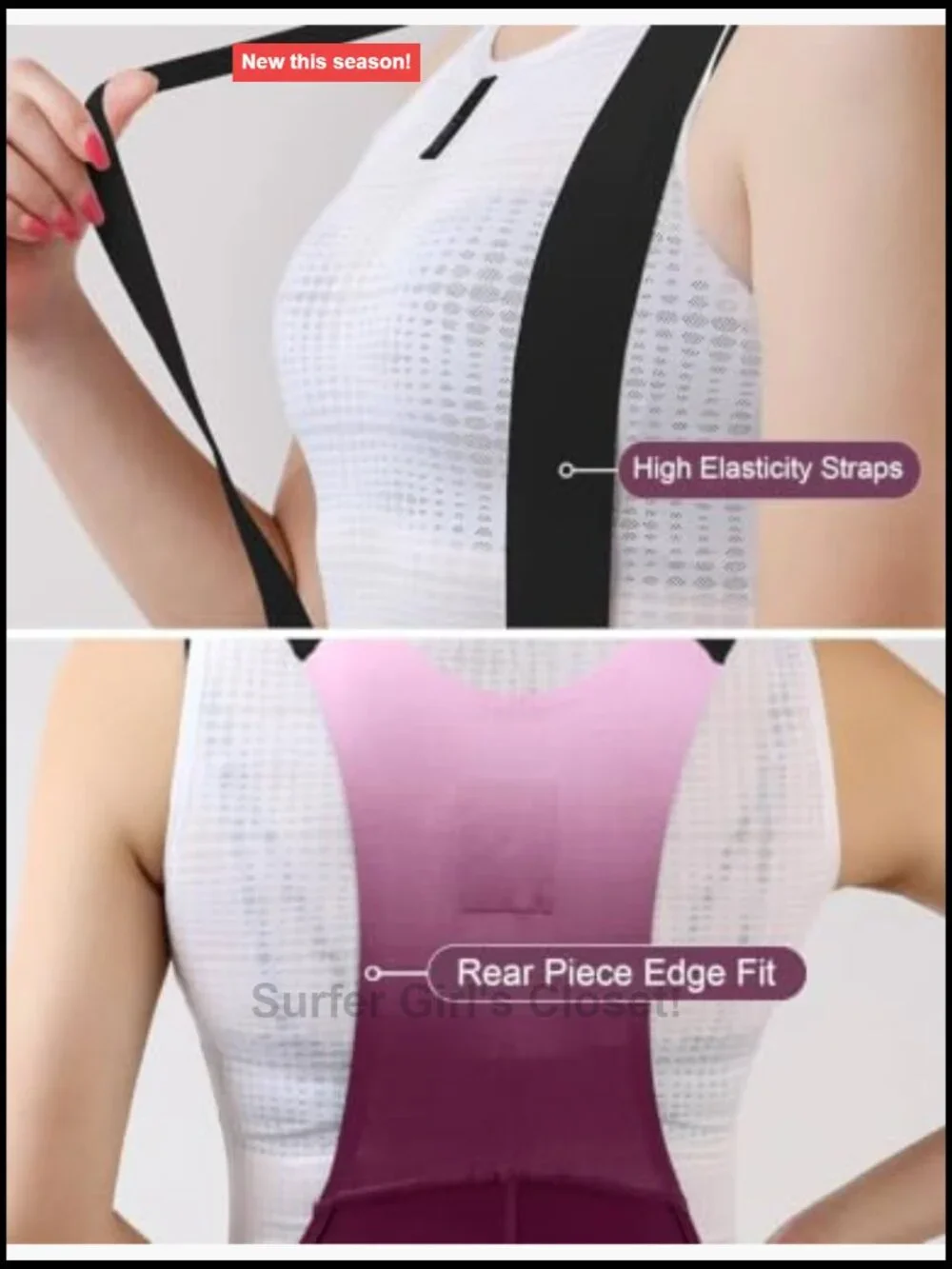 Padded Cycling Bib Shorts High Waisted Bike Shorts with Padding